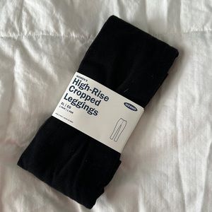 High rise cropped leggings